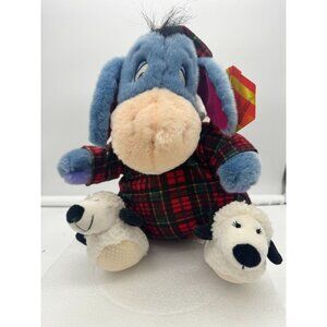 Disney Store Holiday Eeyore Plush Stuffed Animal NWT